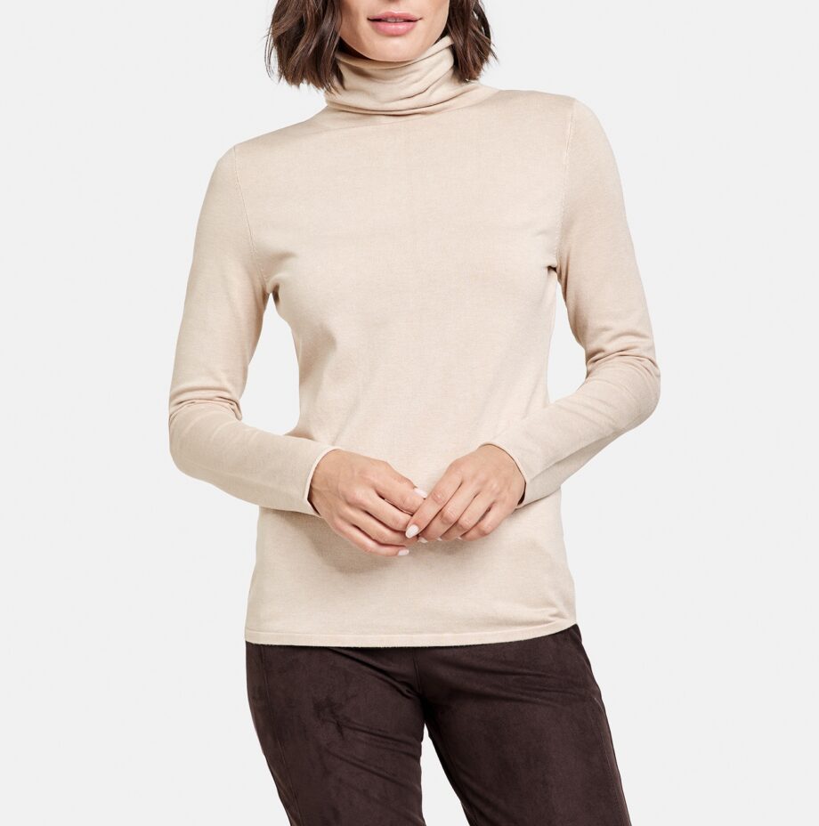 GERRY WEBER Rollkragenpullover aus Jersey