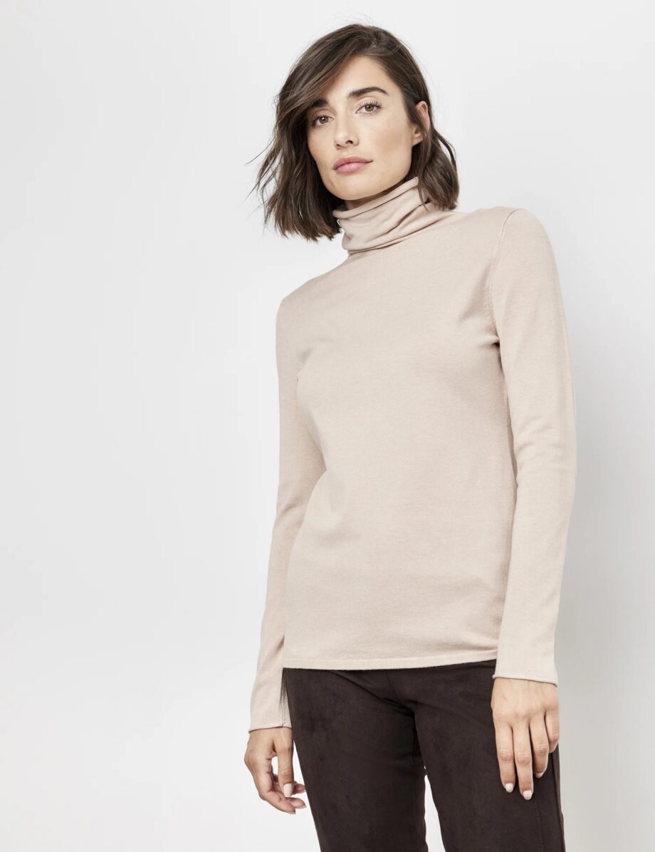 GERRY WEBER Rollkragenpullover aus Jersey