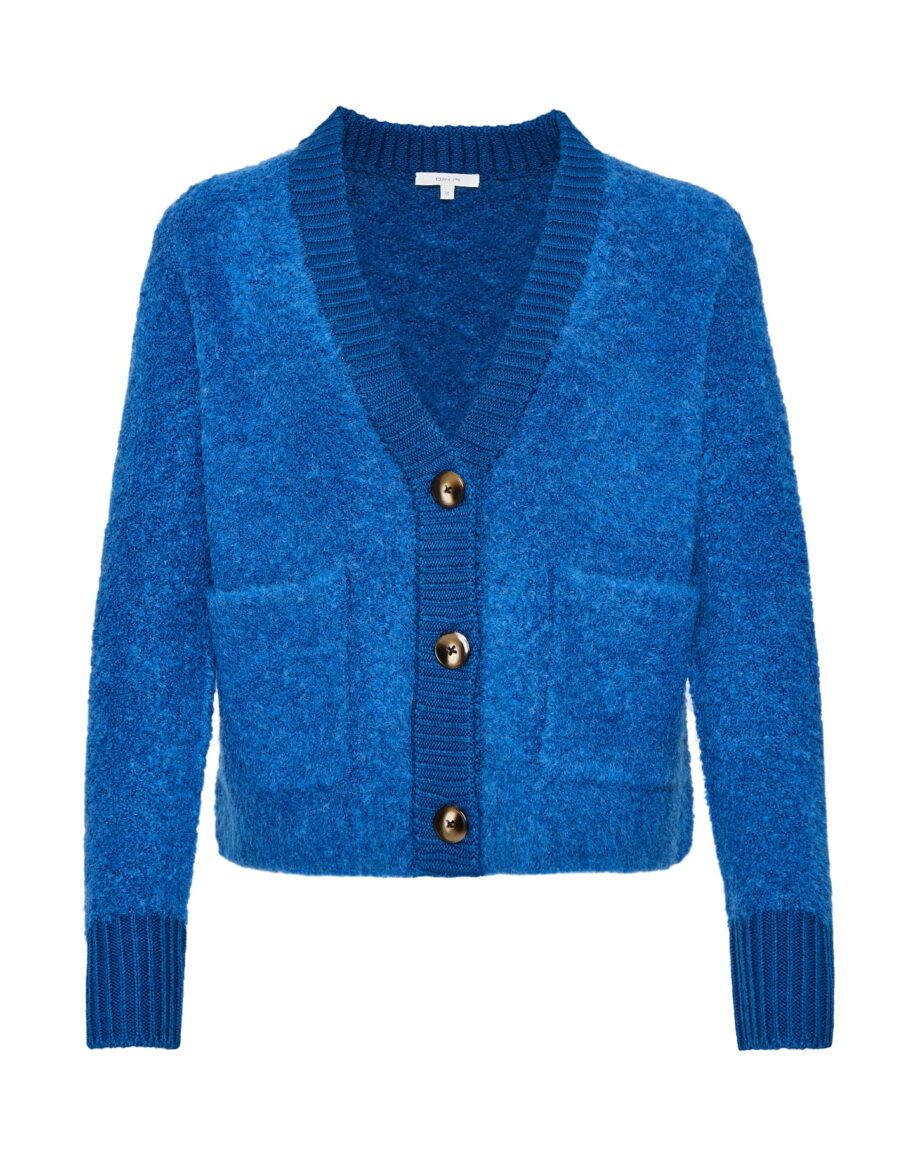 OPUS Strickjacke Doina, flowing blue