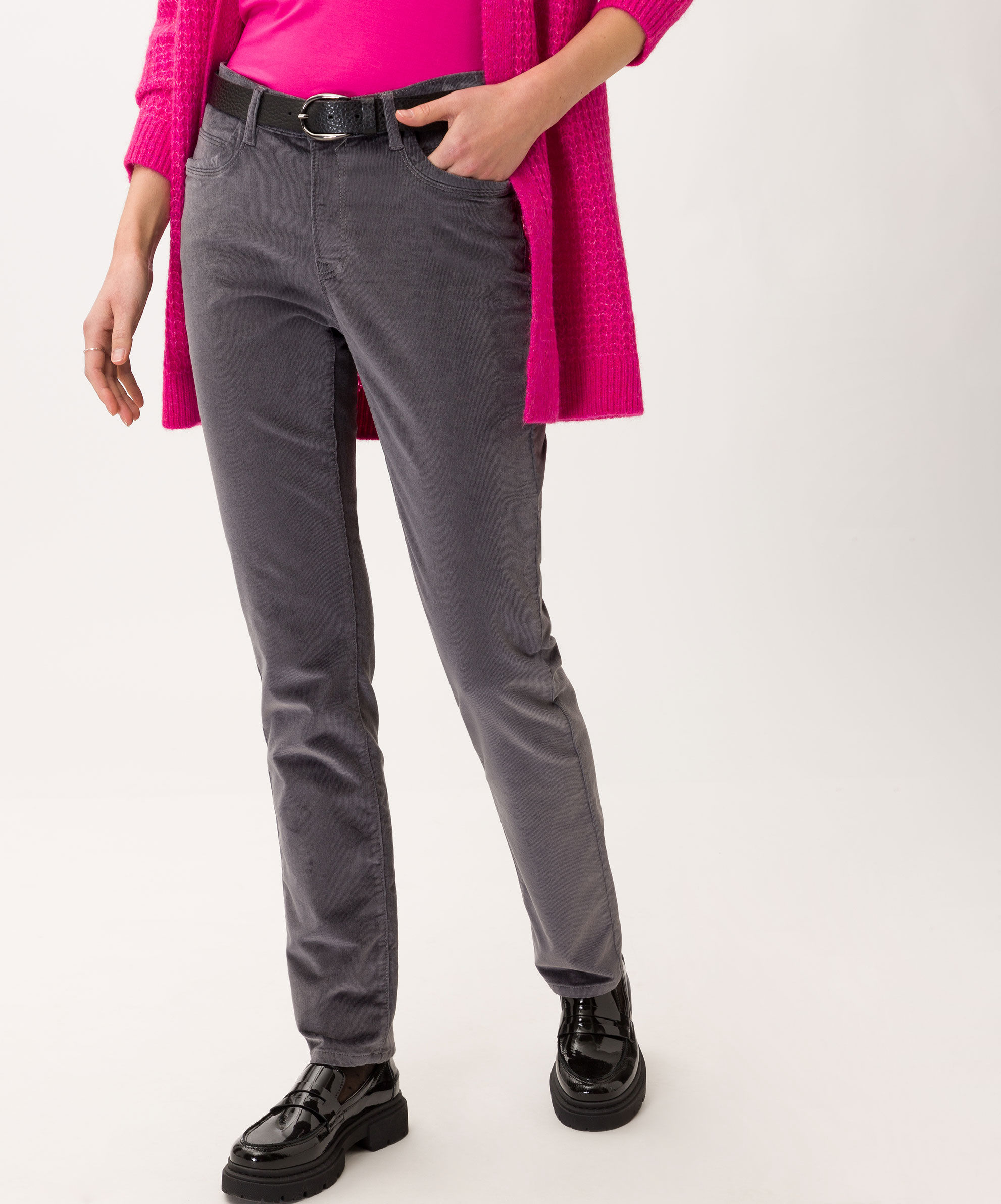 women Shop Hartmann BRAX feiner Cordqualität Mode in Fit - Slim Five-Pocket-Hose Style Mary