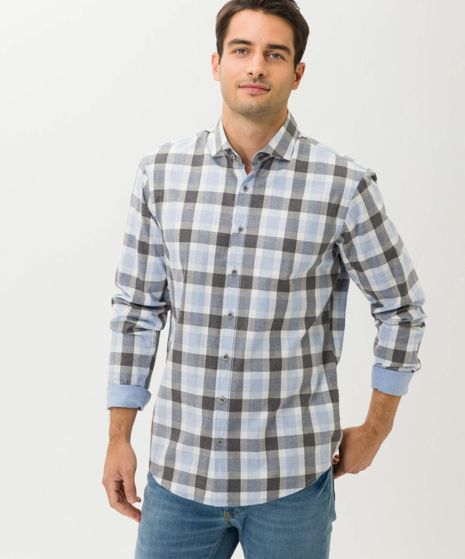 BRAX Karohemd in winterlichem Flanell
MODERN FIT Style Harold C