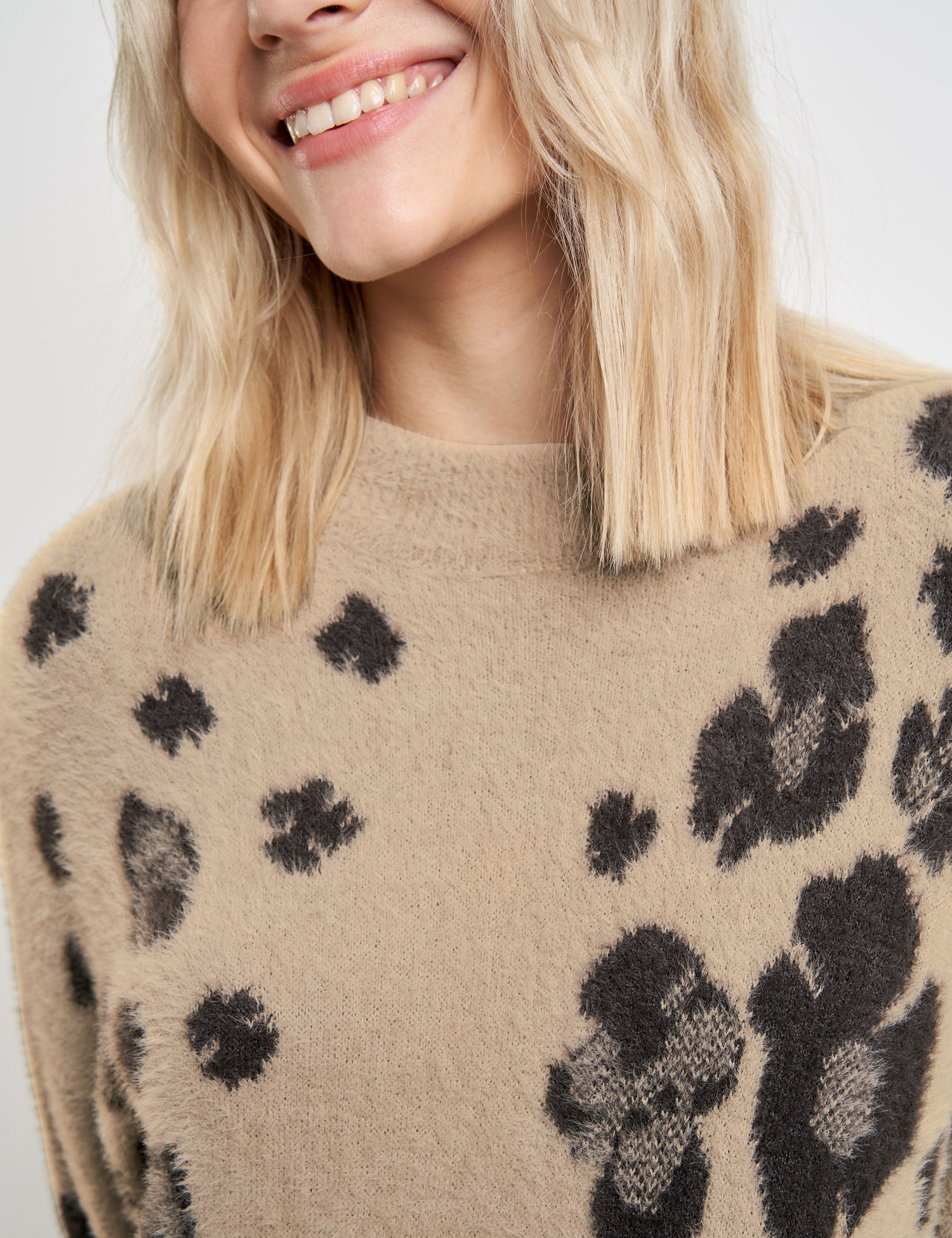 TAIFUN Pullover aus flauschigem Strick