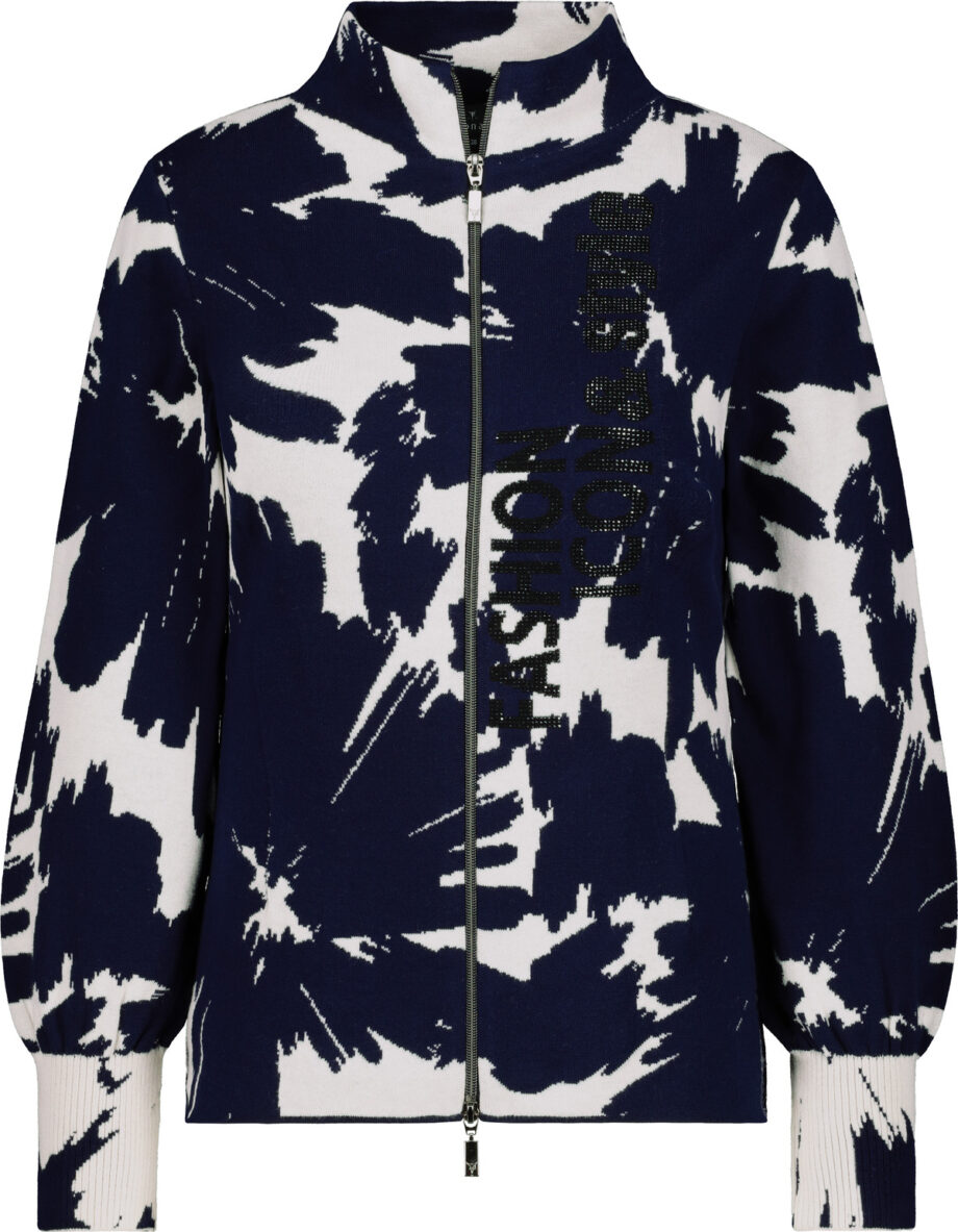 Monari Strickjacke, night sky gemustert