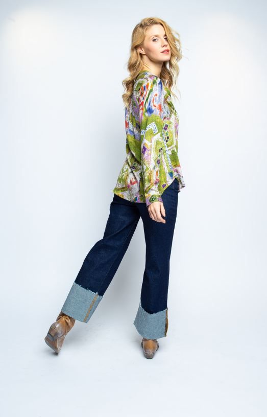 Emily van den Bergh Bedruckte Bluse