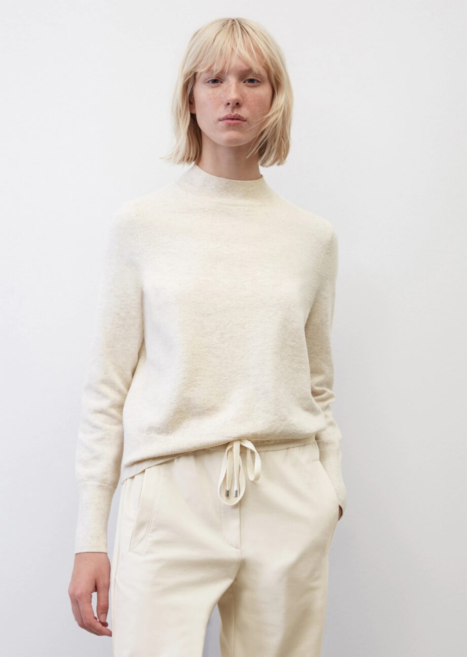 MARC O’POLO Softer Strickpullover aus Cotton Wool Stretch