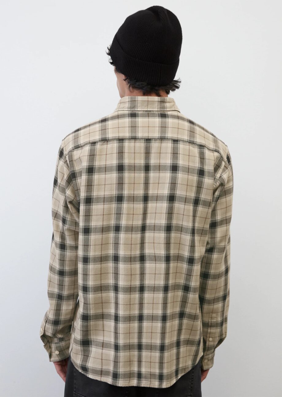 MARC O’POLO Langarm-Flannel-Hemd regular aus softer Bio-Baumwolle, multi/mouses back