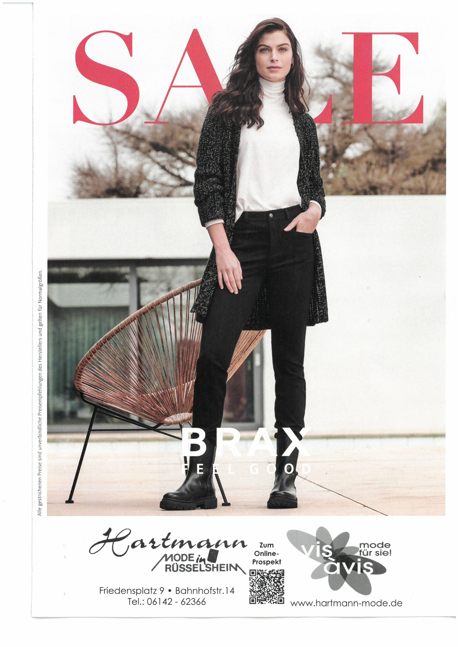 Seite 1 - Prospekt (Titel) Mode Winter-Sale Brax Shop 2022/23 Frauen Hartmann