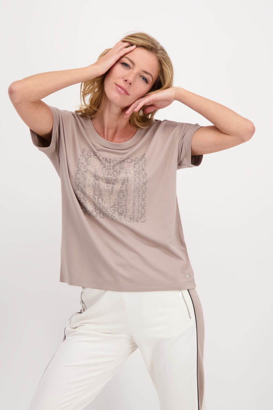 Monari T-Shirt, truffle