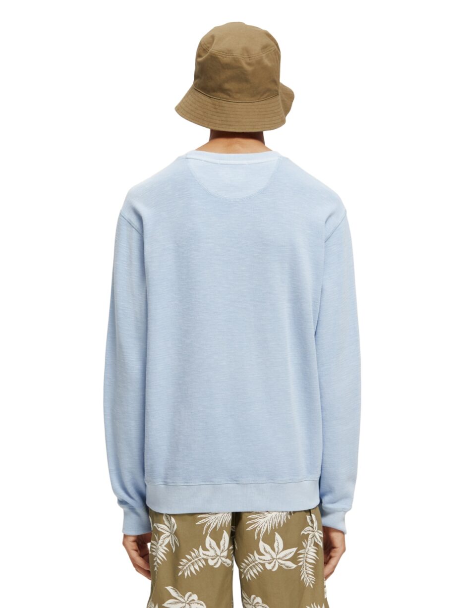 Scotch & Soda „Garment-Dye“-Sweatshirt mit Rundhalsausschnitt