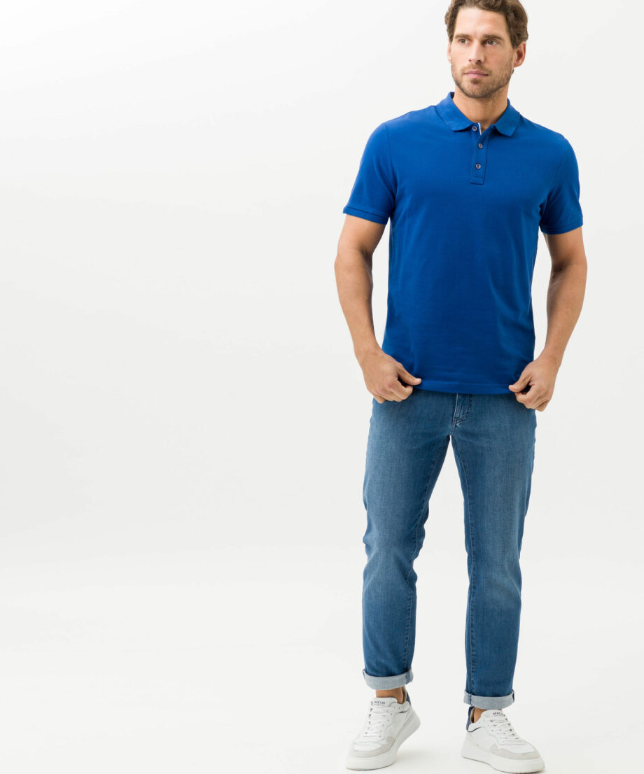 BRAX Hi-FLEX: Poloshirt in sommerlichen Farben Style Pete