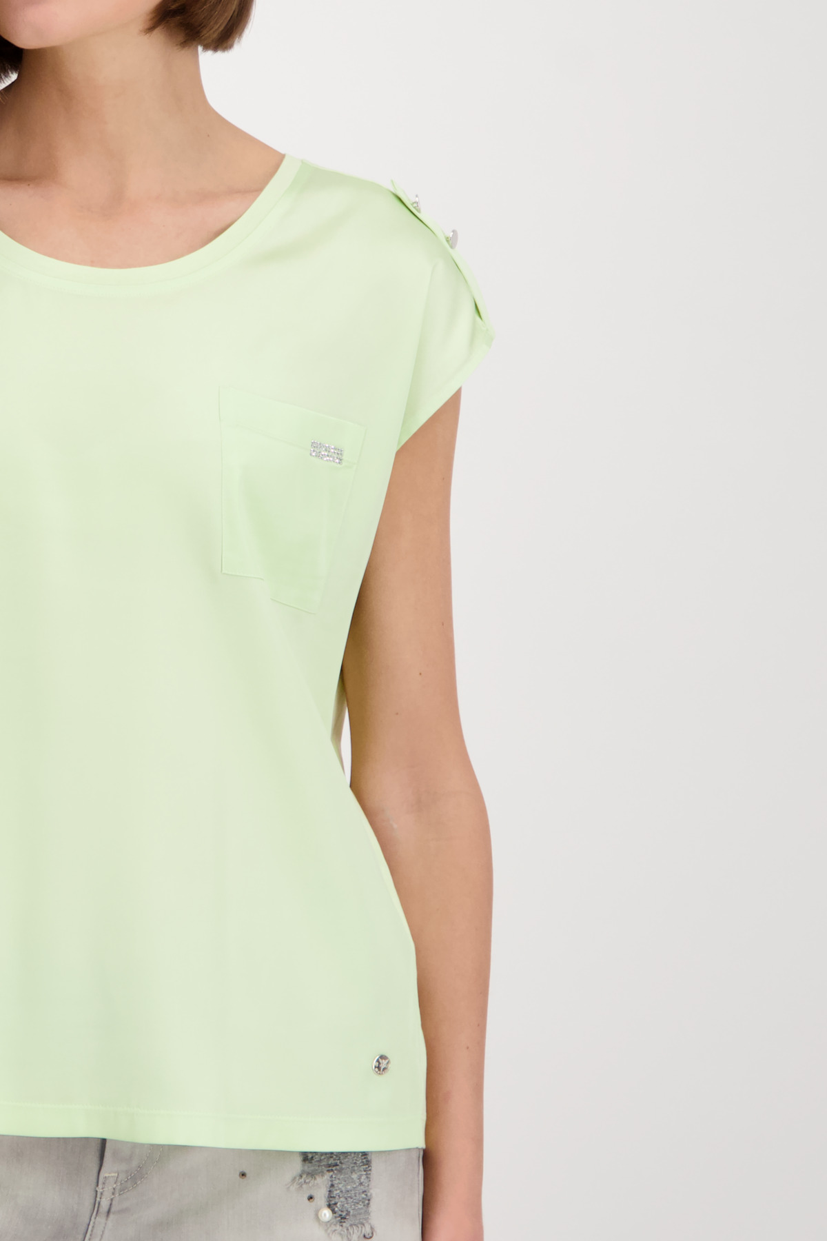 Monari Bluse, pastell green