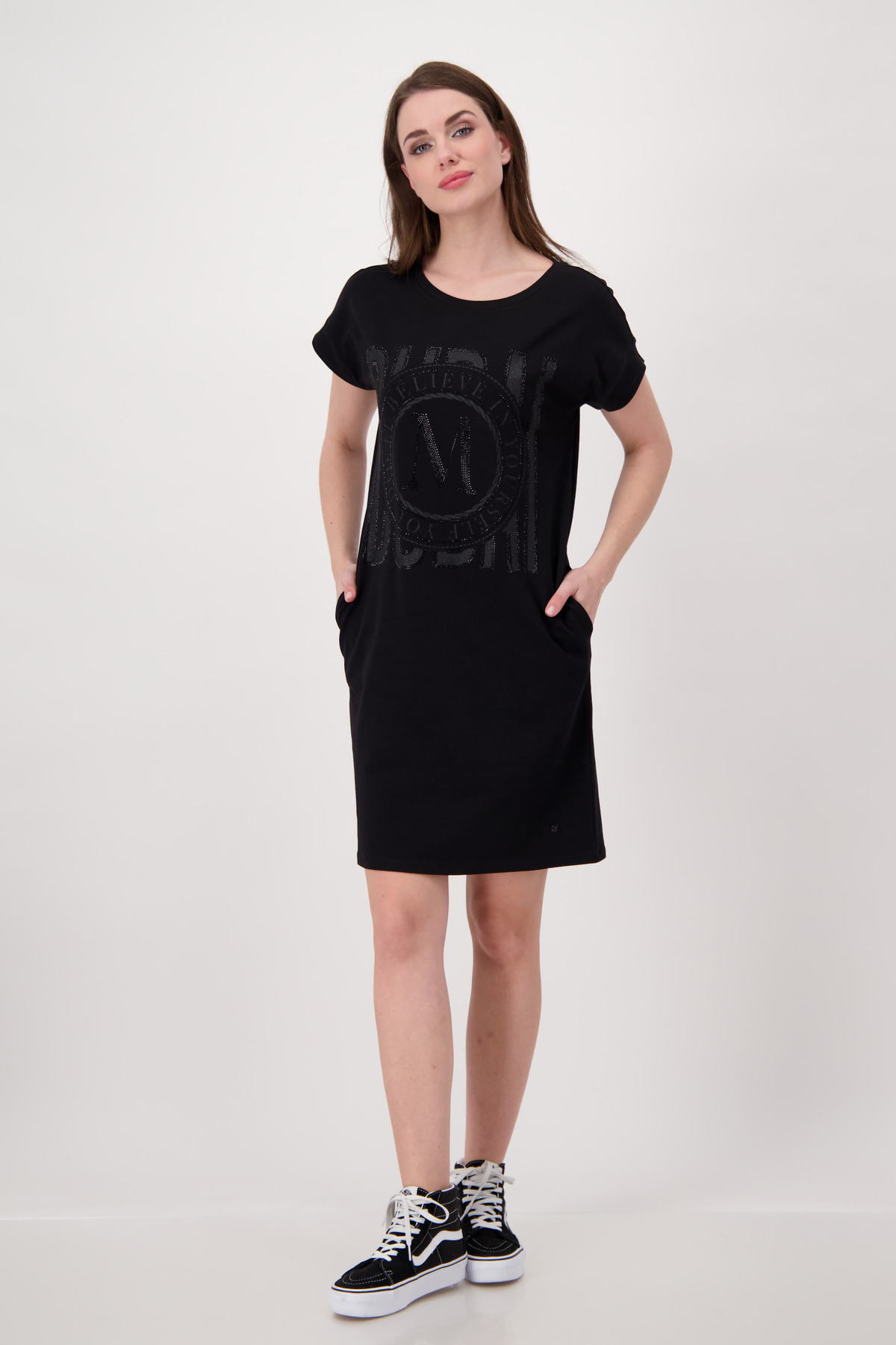 Monari Kleid, schwarz Mode - Hartmann Shop
