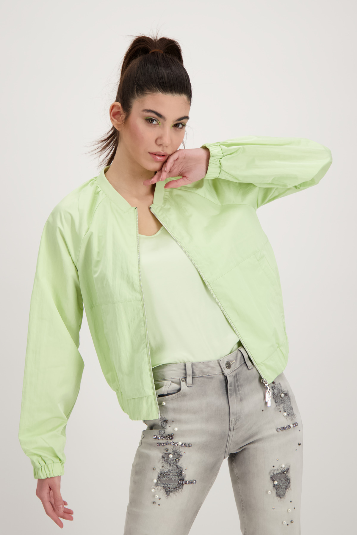 Monari Jacke, pastell green