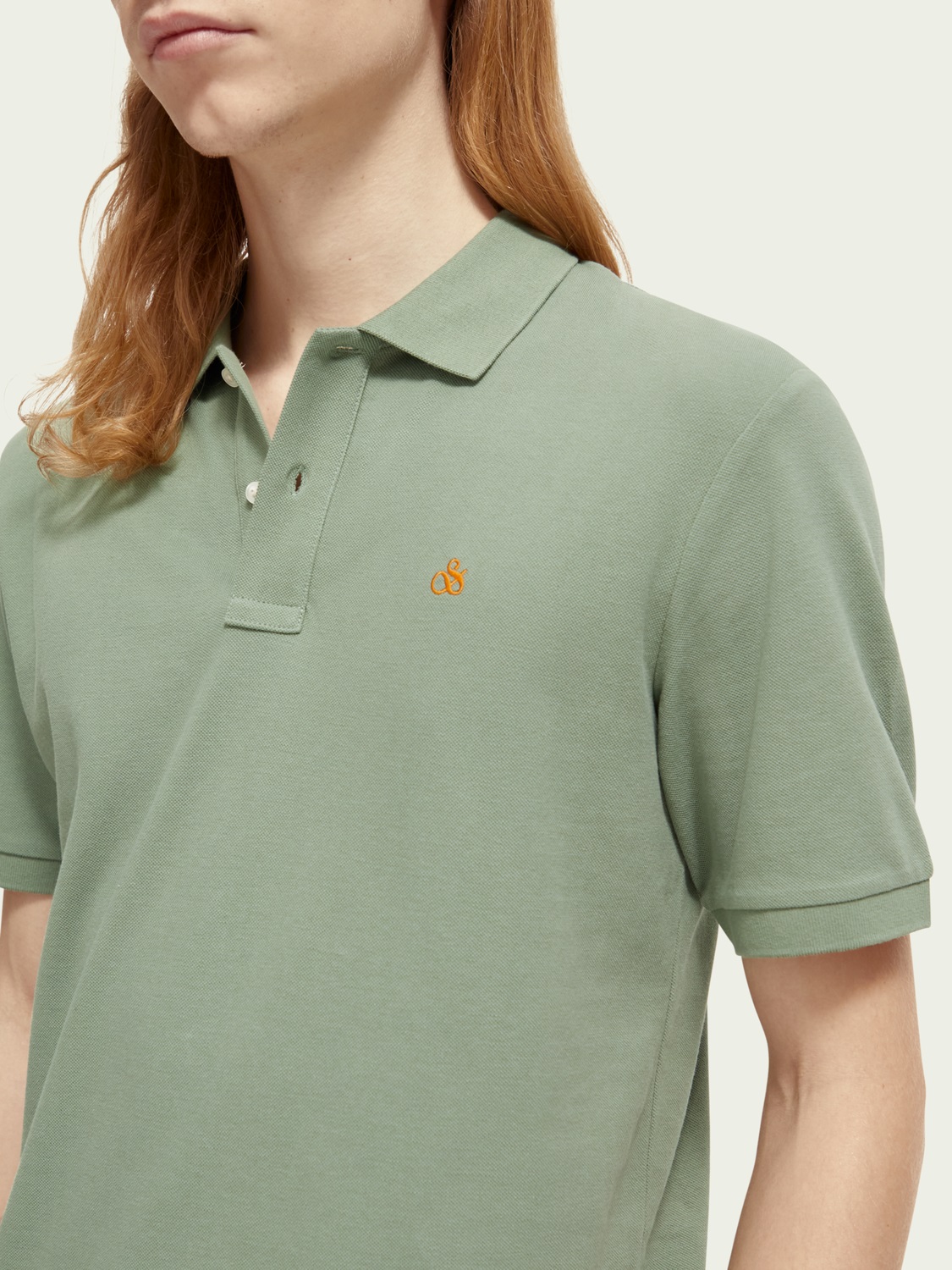 Scotch & Soda Piqué-Poloshirt aus Bio-Baumwolle