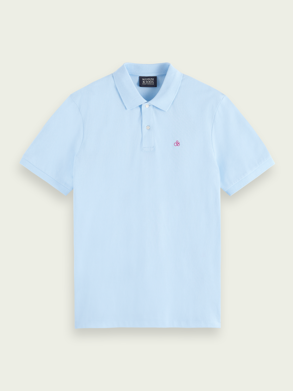 Scotch & Soda Piqué-Poloshirt aus Bio-Baumwolle