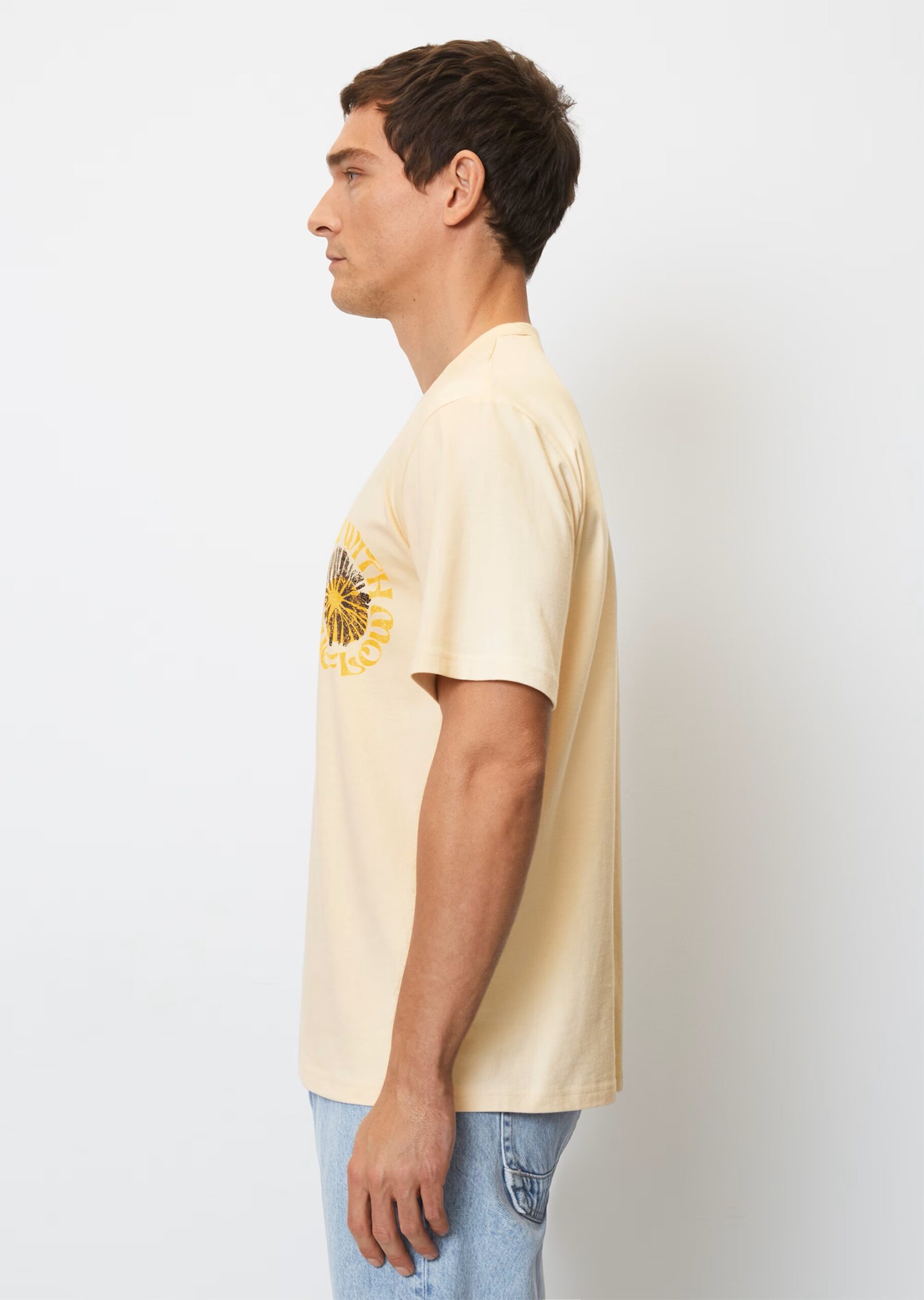 MARC O’POLO T-Shirt regular in Heavy-Jersey-Qualität, oyster gray