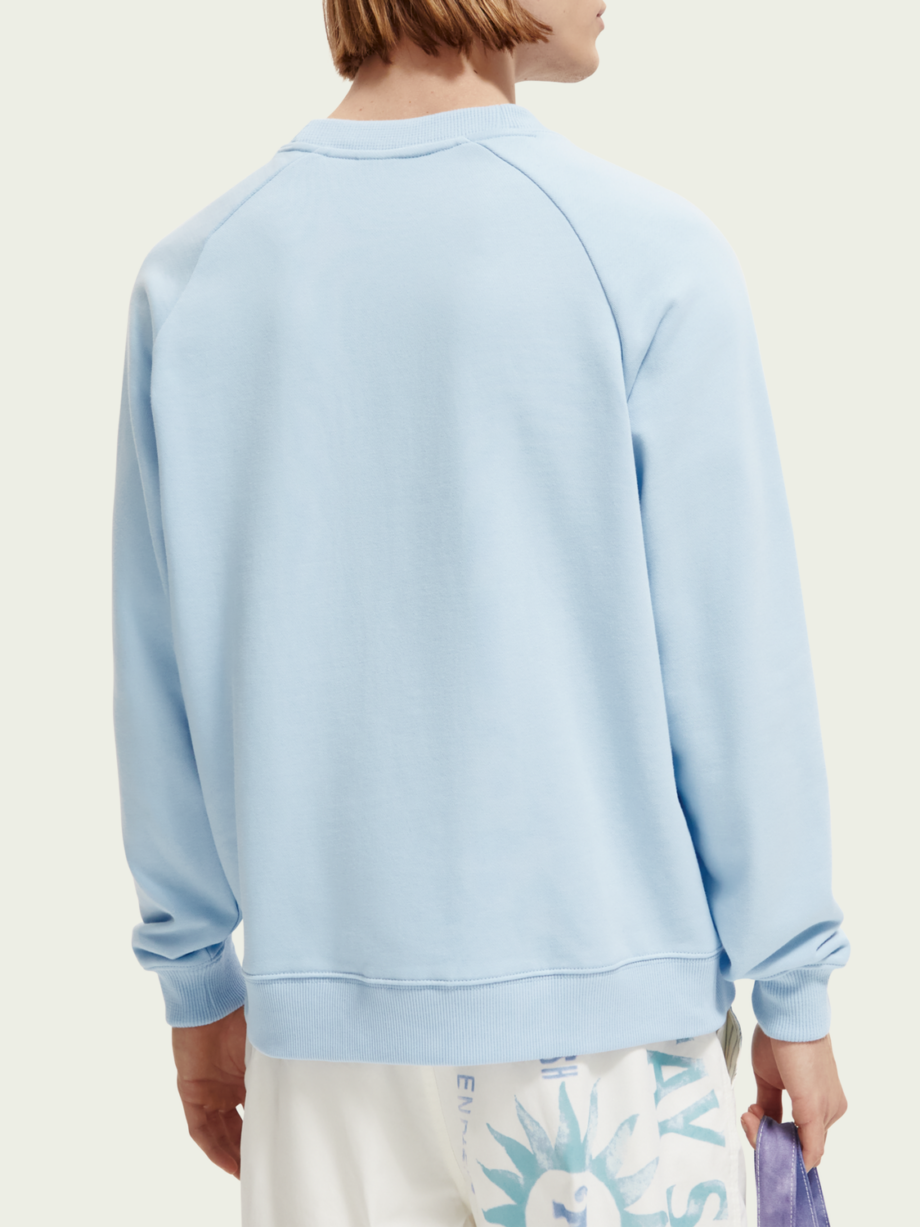 Scotch & Soda Unisex-Sweatshirt aus Bio-Baumwolle mit Rundhalsausschnitt