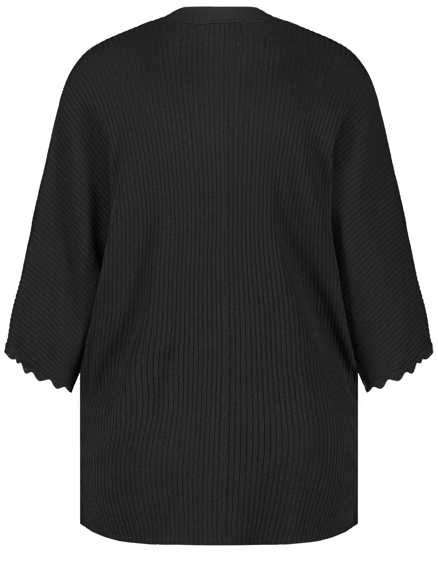 TAIFUN Offene Strickjacke mit halbem Arm