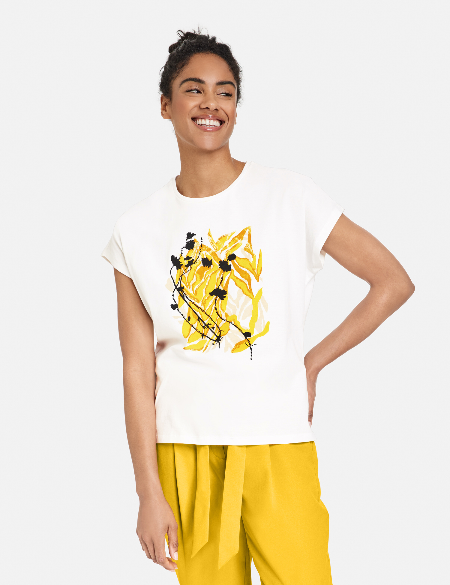 TAIFUN T-Shirt mit Frontprint