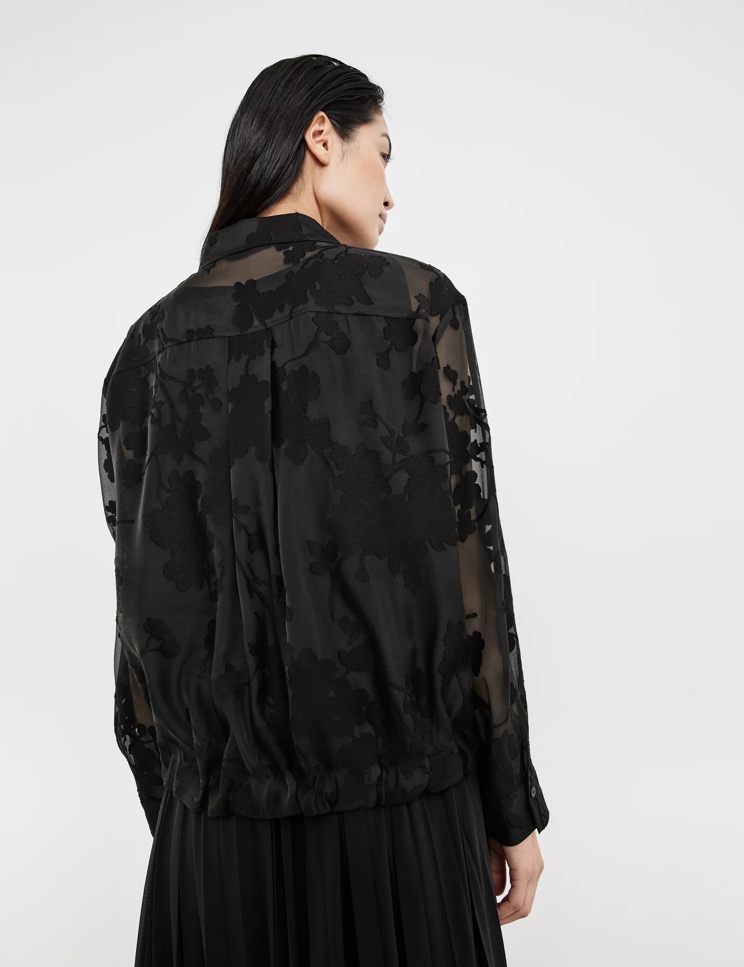 TAIFUN Feiner Blouson aus transparenter Qualität