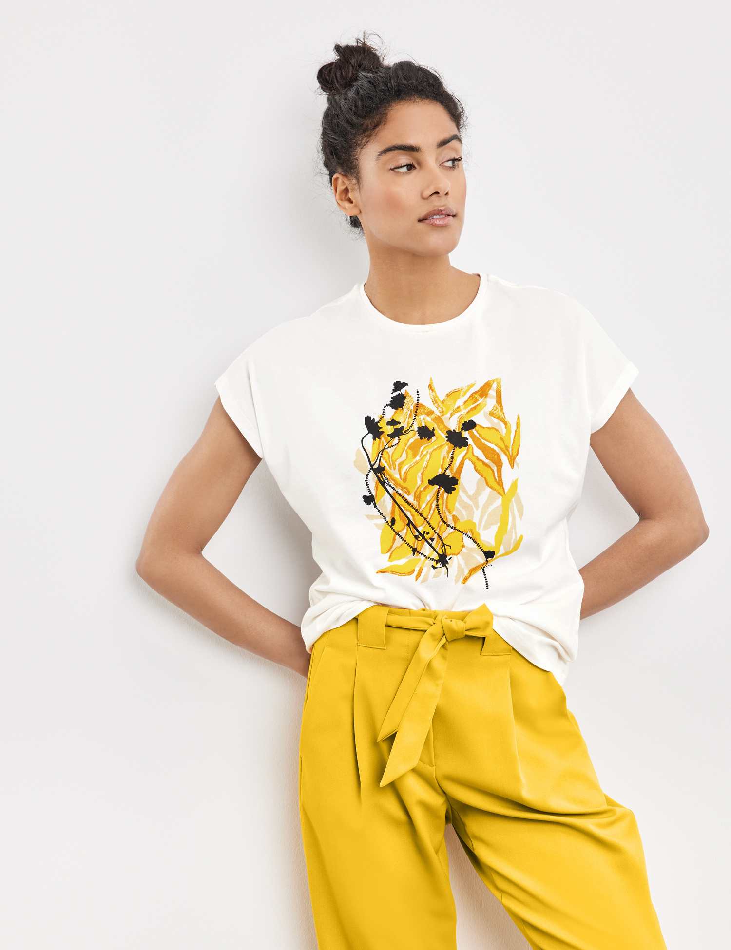 TAIFUN T-Shirt mit Frontprint