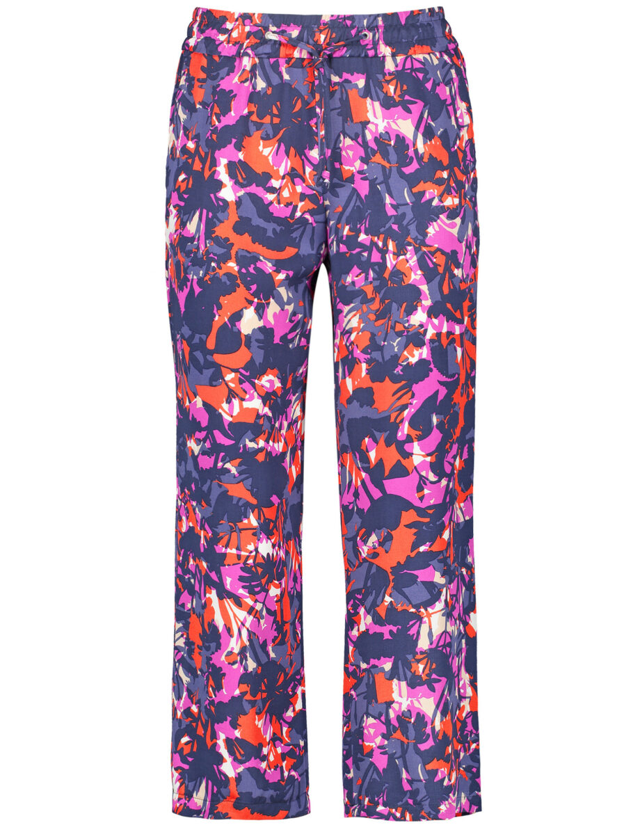 Gerry Weber 7/8 Hose Easy Fit mit floralem Muster