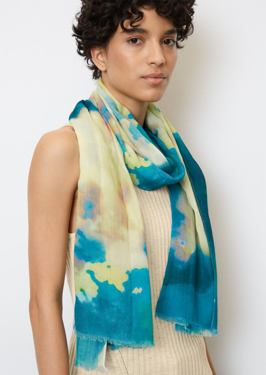MARC O’POLO  Schal mit Allover-Print  mit Tencel™ Modal