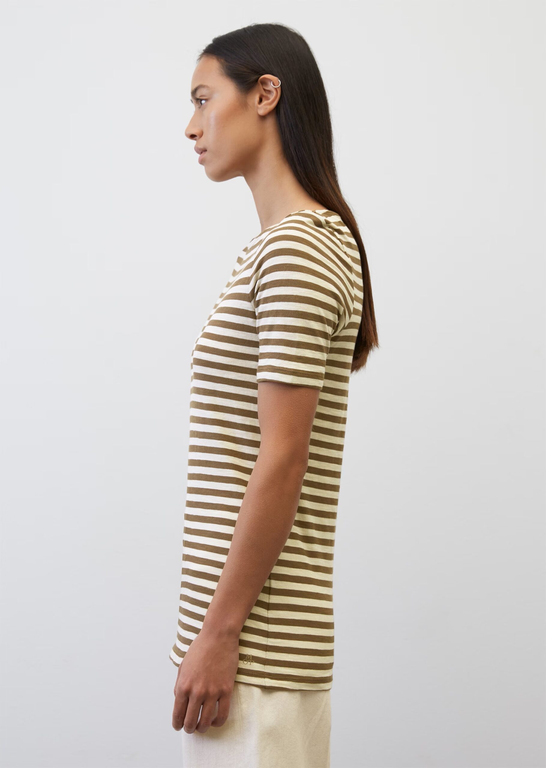 MARC O’POLO Gestreiftes T-Shirt slim aus Organic Cotton-Jersey