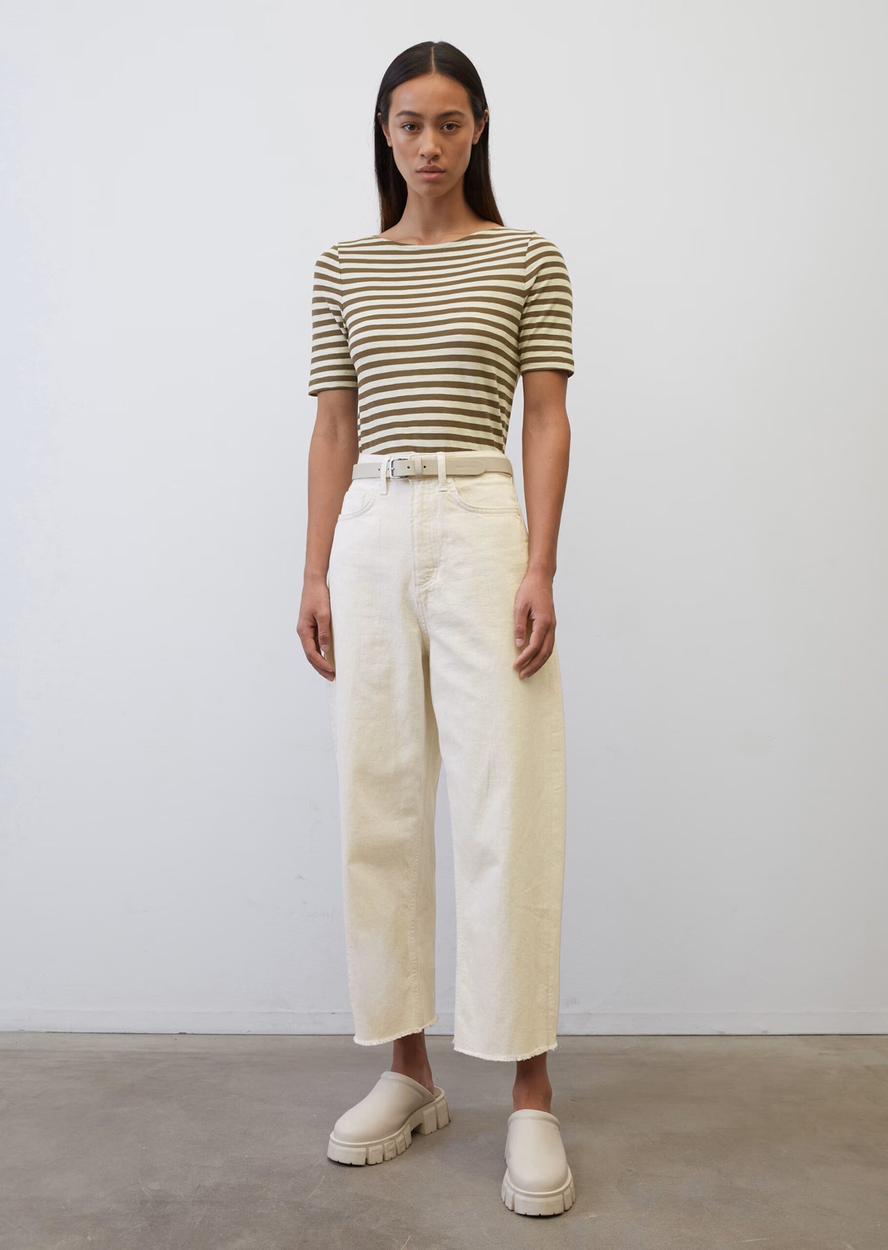 MARC O’POLO Gestreiftes T-Shirt slim aus Organic Cotton-Jersey