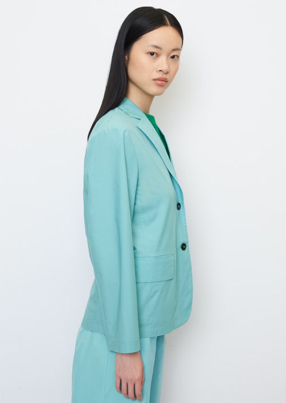 MARC O’POLO  Light Weight-Blazer ohne Futter  aus leichter Baumwolle-Popeline