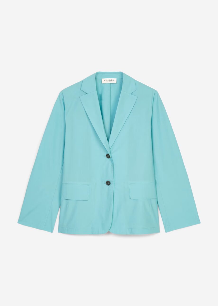 MARC O’POLO  Light Weight-Blazer ohne Futter  aus leichter Baumwolle-Popeline