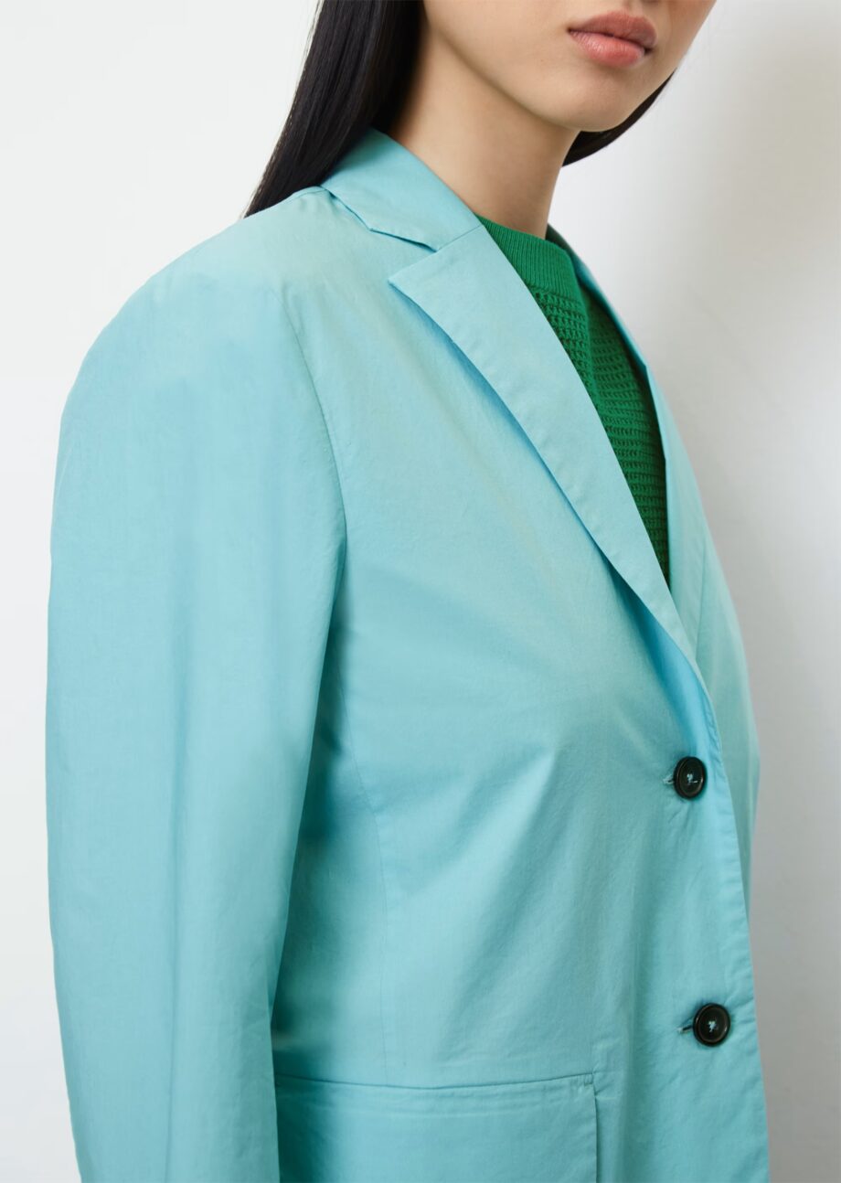MARC O’POLO  Light Weight-Blazer ohne Futter  aus leichter Baumwolle-Popeline