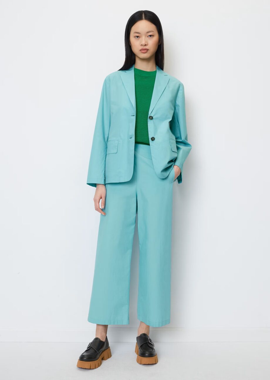 MARC O’POLO  Light Weight-Blazer ohne Futter  aus leichter Baumwolle-Popeline