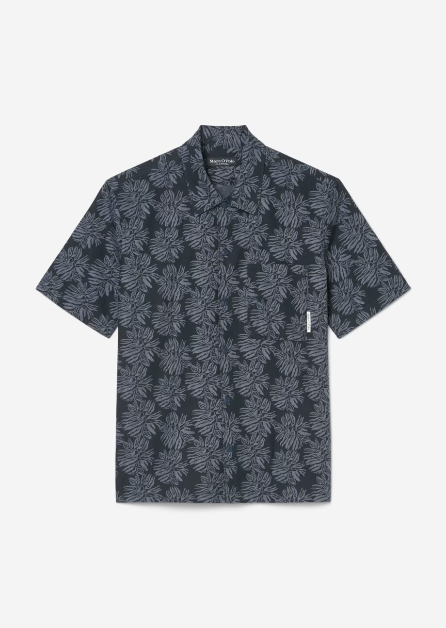 MARC O’POLO  Kurzarm-Hemd regular mit floralem Allover-Print