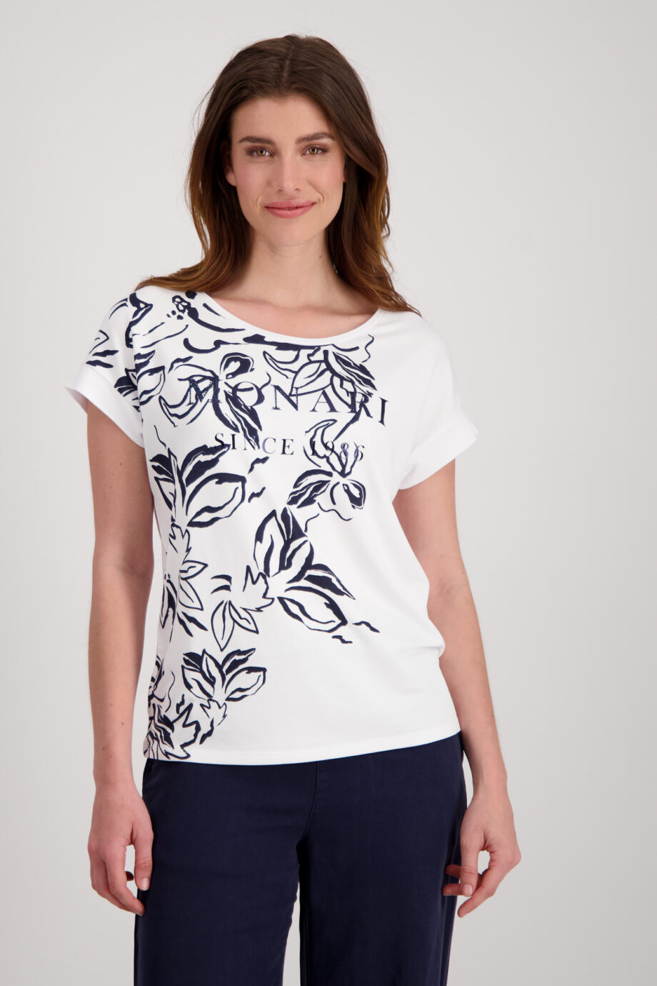 Monari T-Shirt, weiss