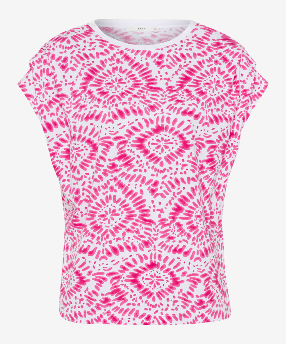 BRAX women Damenshirt mit angesagtem Druck Style Caelen