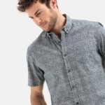 Camel active Kurzarmhemd aus reiner Baumwolle