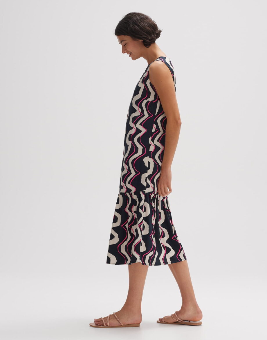 OPUS Printkleid Wicy wave