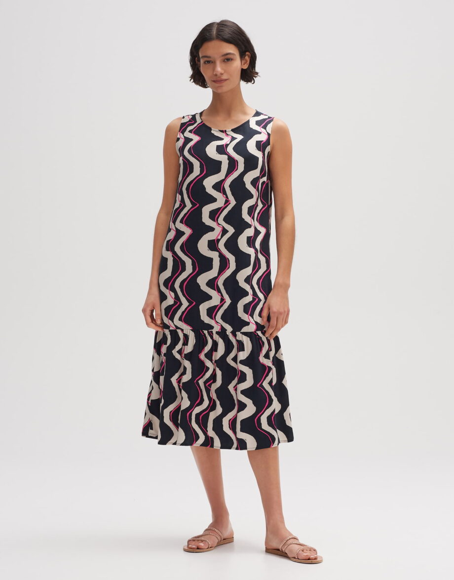 OPUS Printkleid Wicy wave