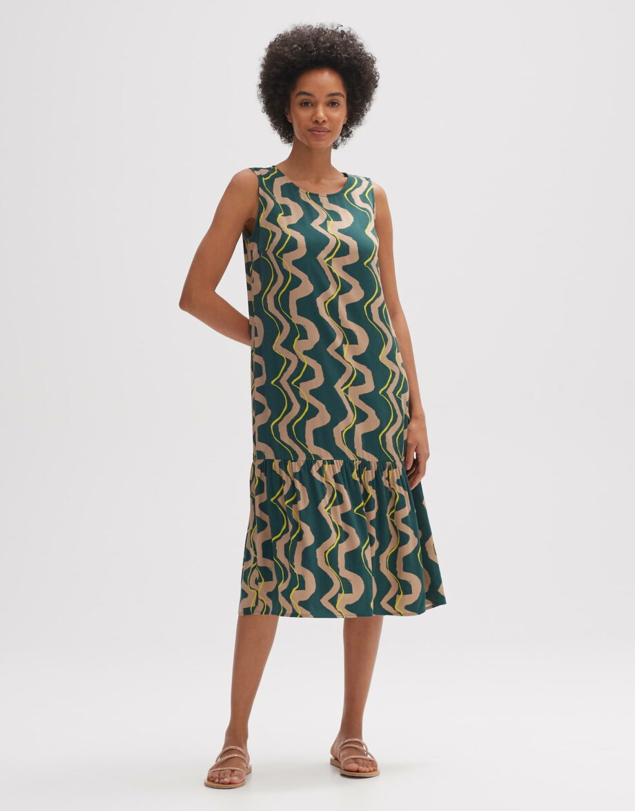 OPUS Printkleid Wicy wave