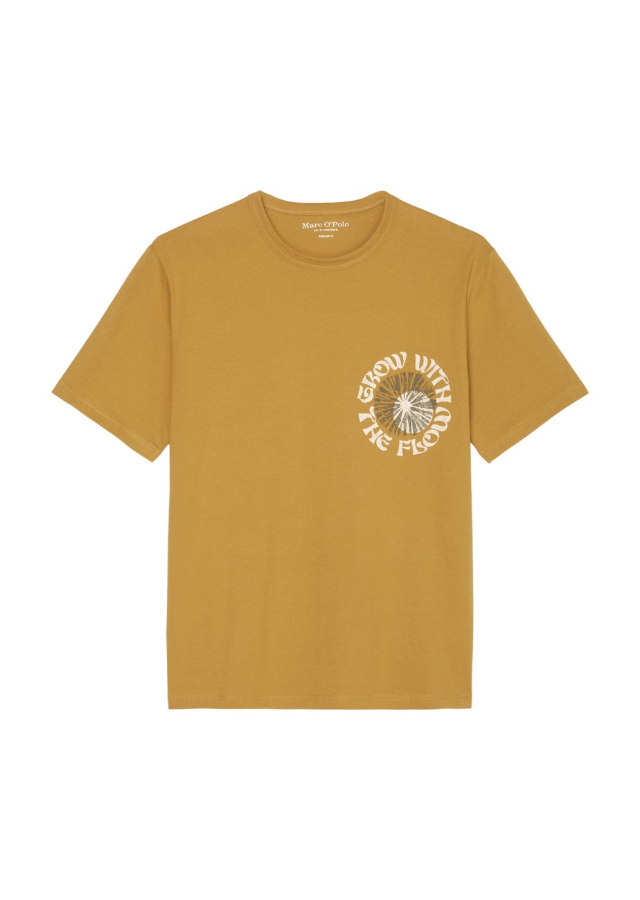 MARC O’POLO T-Shirt regular in Heavy-Jersey-Qualität, autumn hay