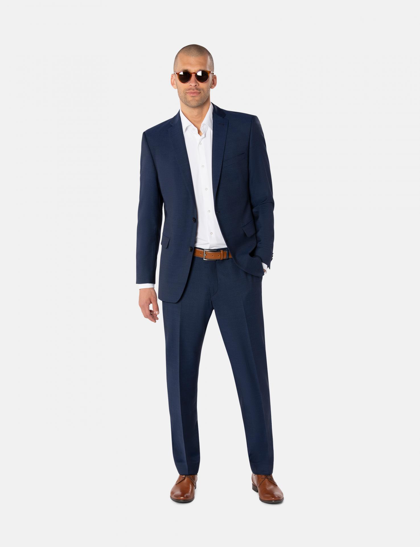 Benvenuto BENVENUTO Herren Sakko Modern Fit ROMEO, Ebenholz 3