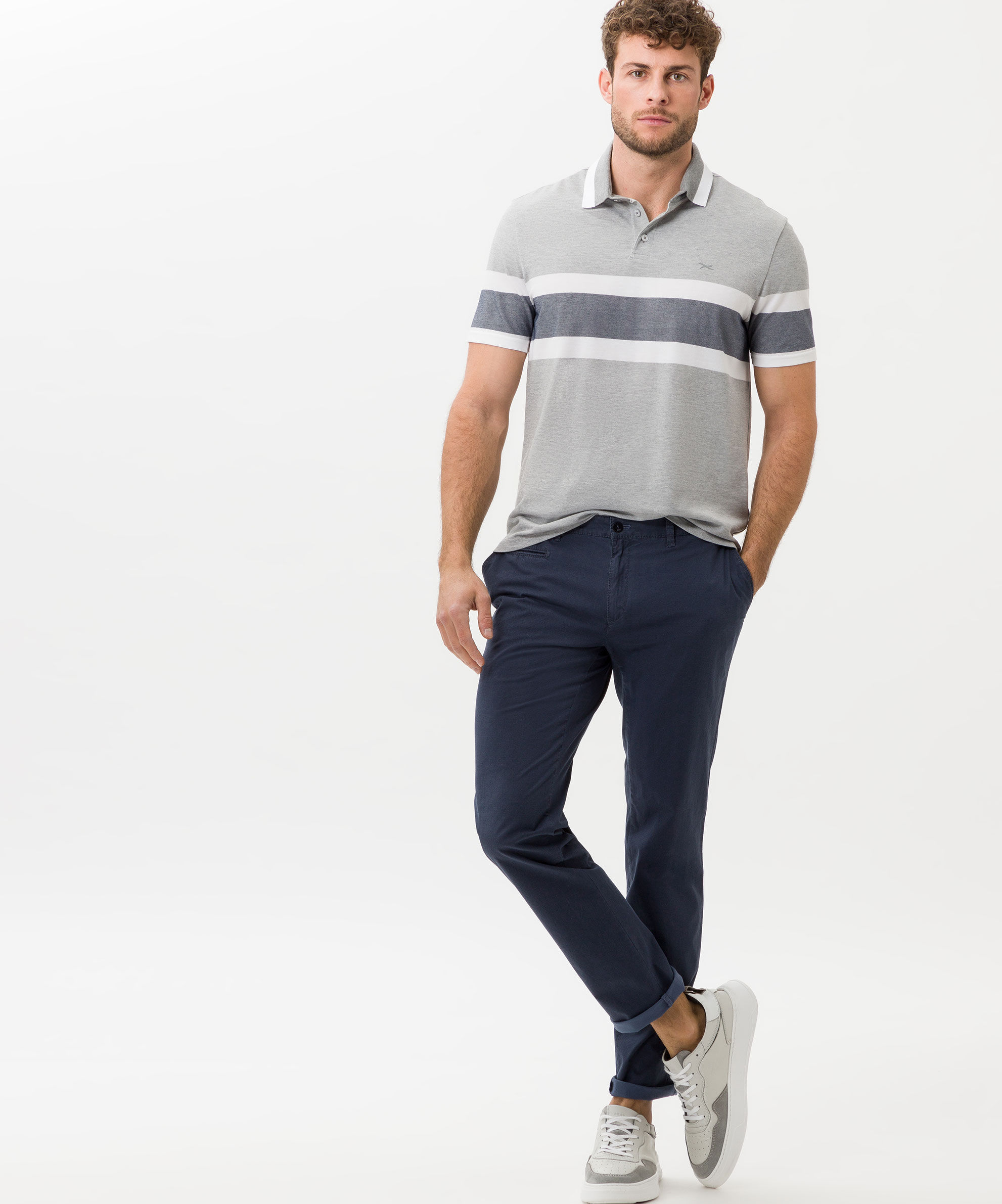 BRAX Chinohose mit wertigen Stylingdetails Style Fabio In