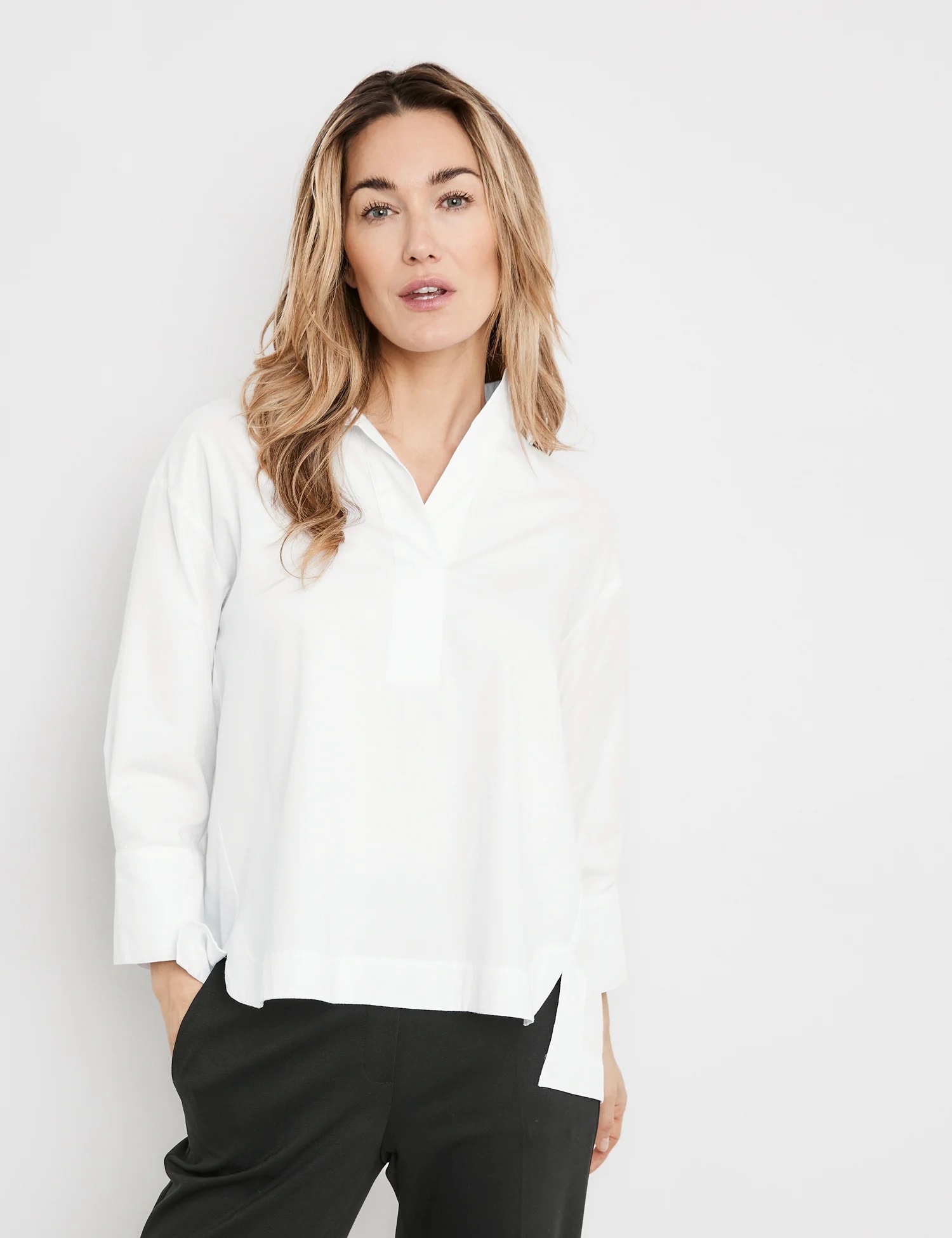 GERRY WEBER
3/4 Arm Bluse mit Seitenschlitzen