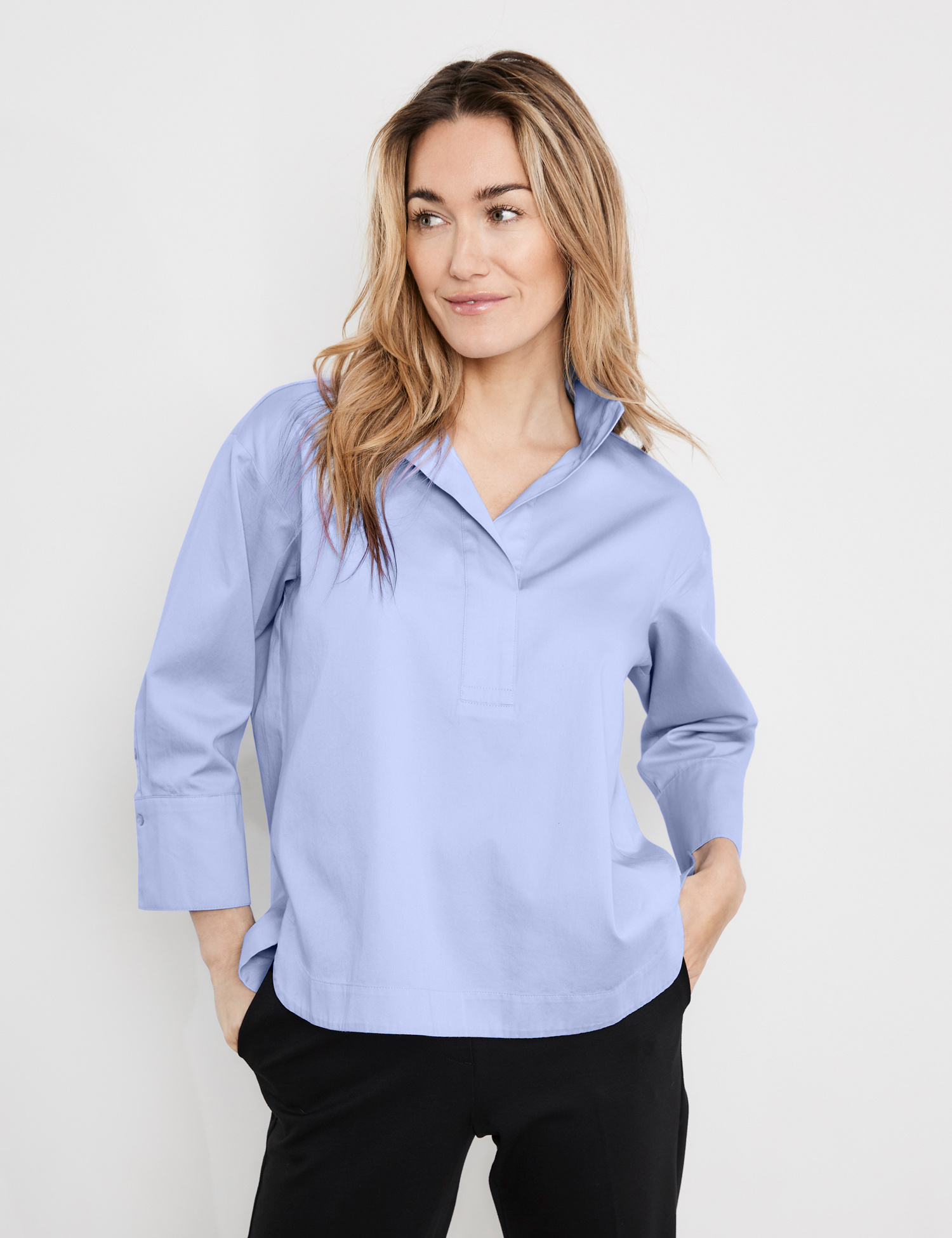 GERRY WEBER
3/4 Arm Bluse mit Seitenschlitzen
