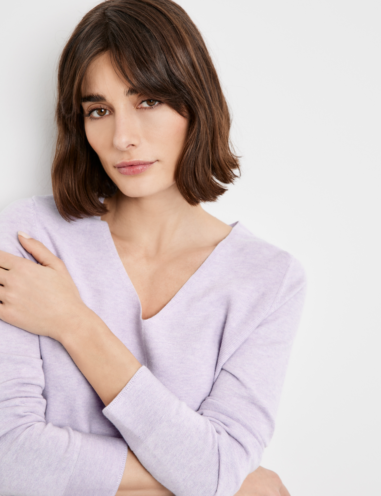 GERRY WEBER
Pullover mit V-Ausschnitt