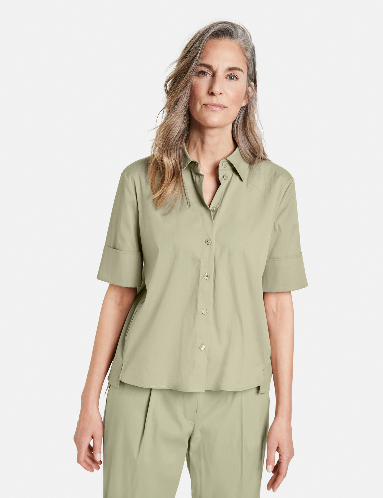 GERRY WEBER
Halbarmbluse mit Ärmelaufschlag