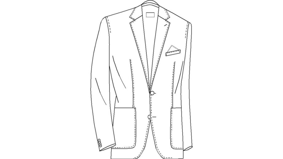 CG – CLUB of GENTS Sakko/ Adyson SV, blau mittel