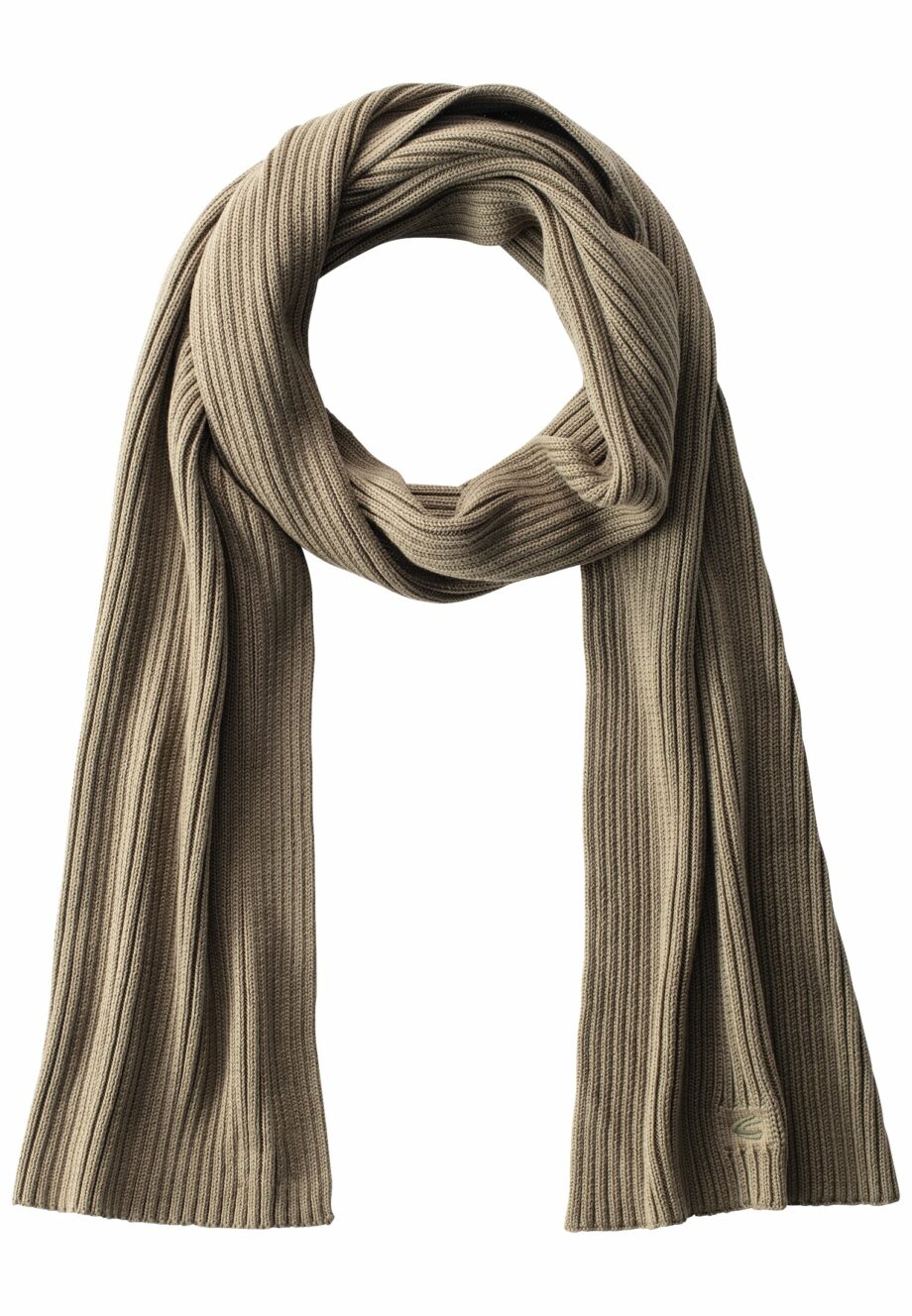 Camel active Strickschal aus Organic Cotton