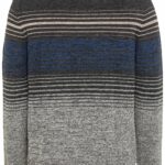 Camel active Mouliné Strickpullover mit Streifenmuster